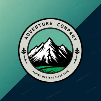 Mountain Adventure Awaits Logo - Vintage Minimal Design